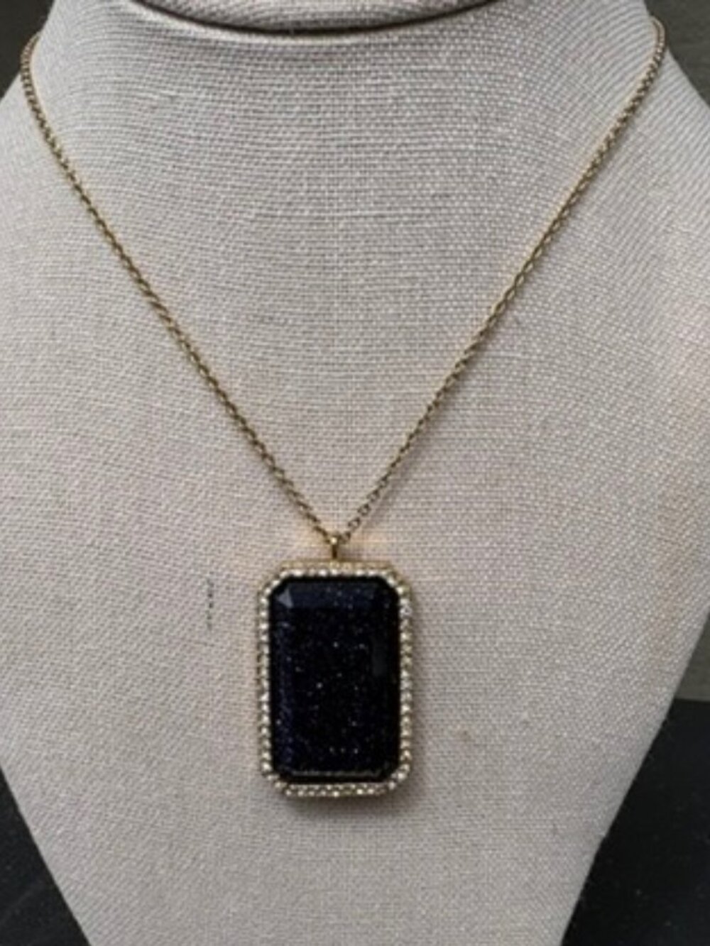 Kate Spade Night Sky Jewels Pendant Necklace - gold, crystal, midnight blue